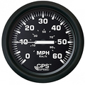 Faria Beede Instruments Euro Black 4" Speedometer 60MPH -GPS 32816
